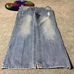 y2k 2000’s denim straight fit jeans